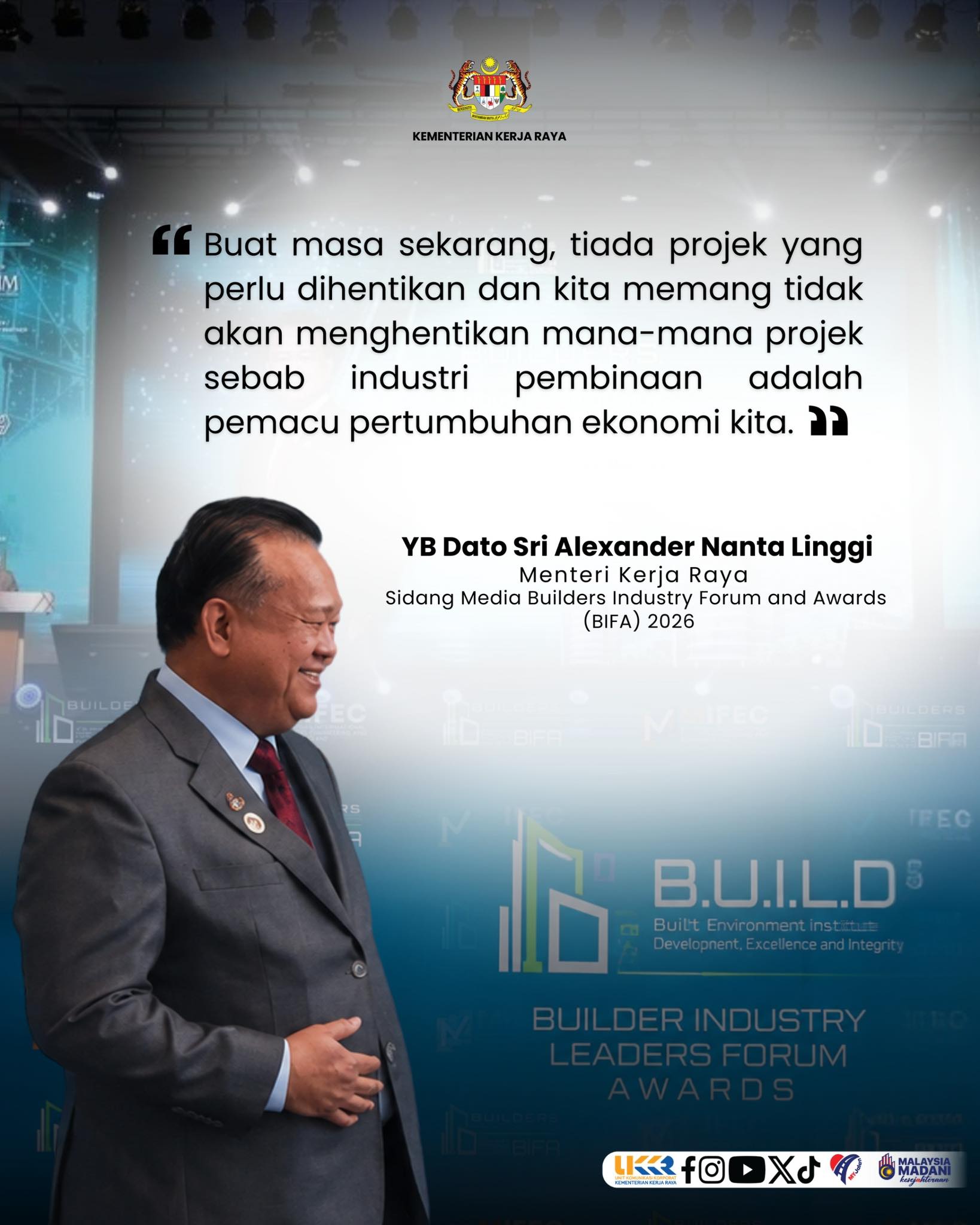 INDUSTRI PEMBINAAN ADALAH PERTUMBUHAN EKONOMI NEGARA
